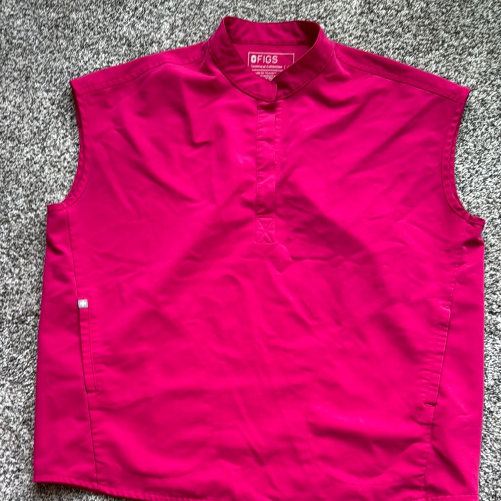 Figs Men's Bright Pink Tank Top